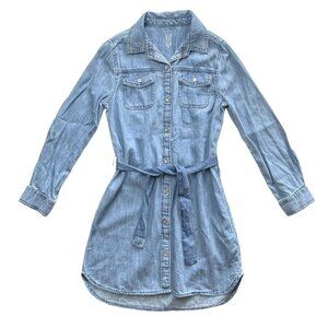 Gap Denim Shirt Dress Blue S